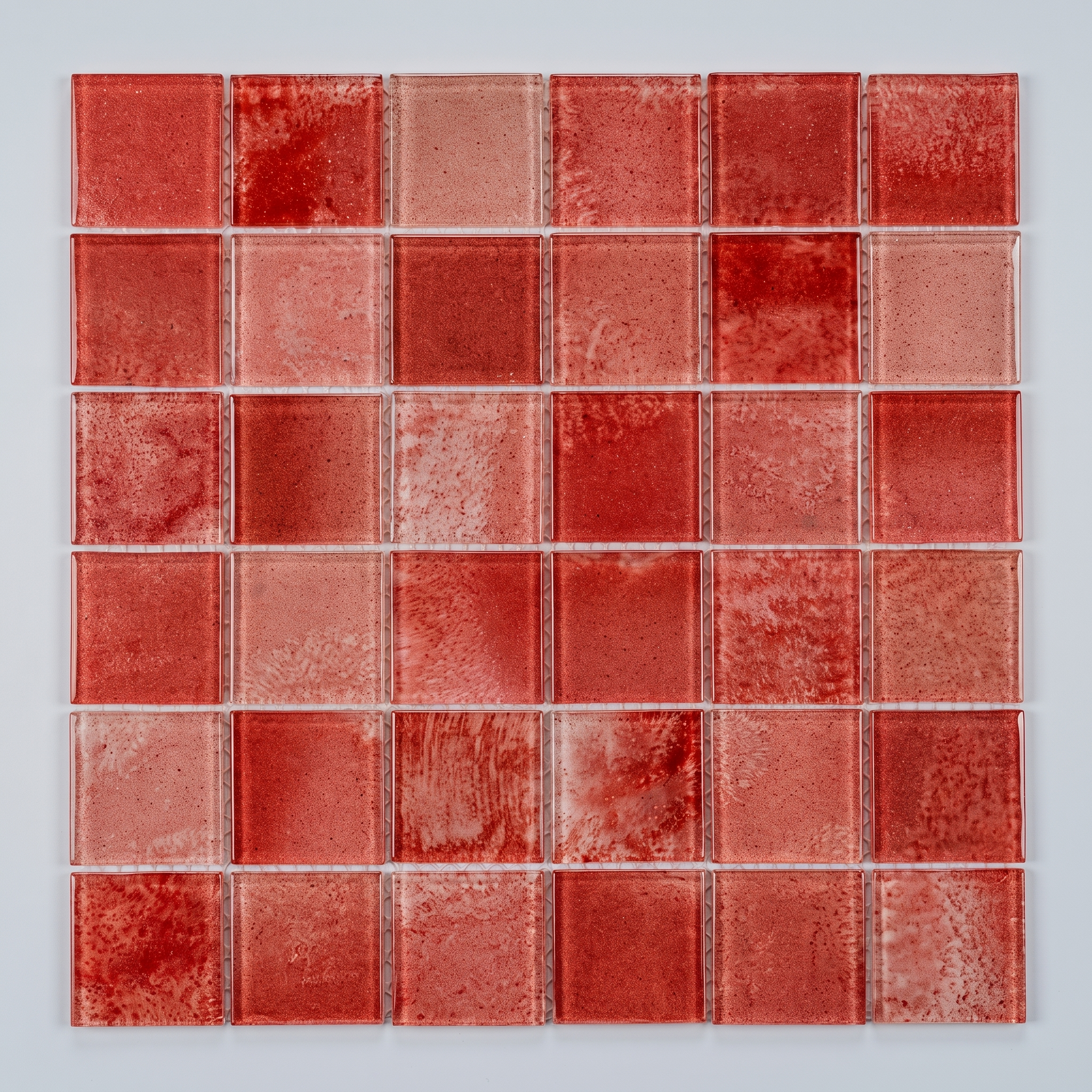 THO202614 Glasmosaik Mosaikfliese Nizza 48×48 mm & 23×23×4 mm 